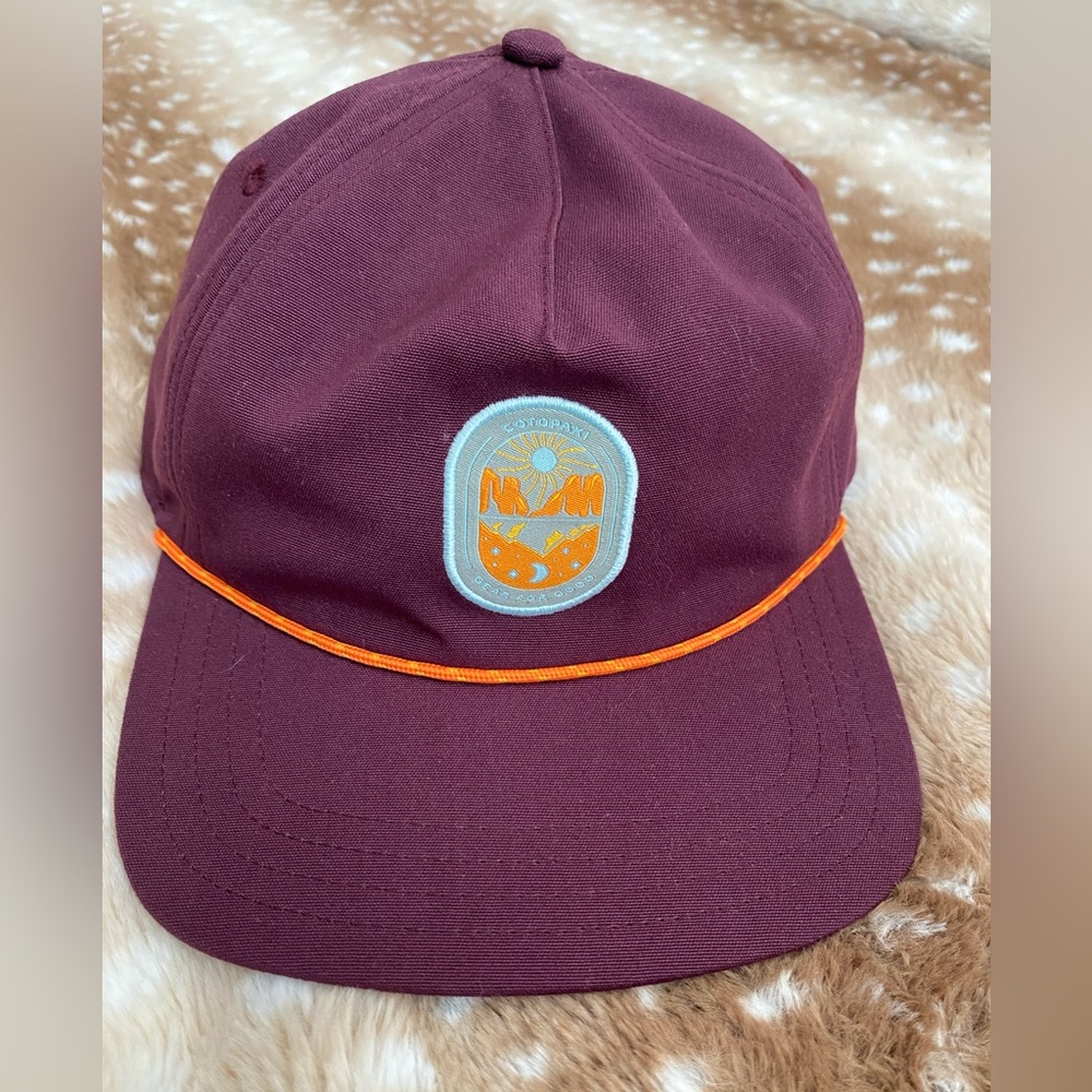 Cotopaxi Burgundy and Orange Hat